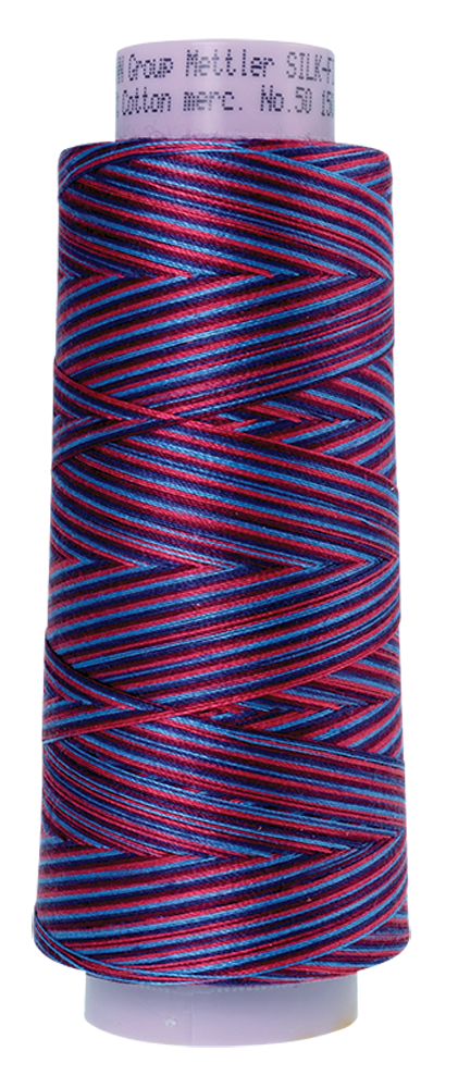 Mettler Cotton Thread Multi 50/2 1372m Berry Rich  9816