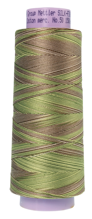 Mettler Cotton Thread Multi 50wt 1372m Green Tea  9820