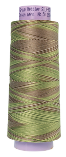 Mettler Cotton Thread Multi 50wt 1372m Green Tea  9820