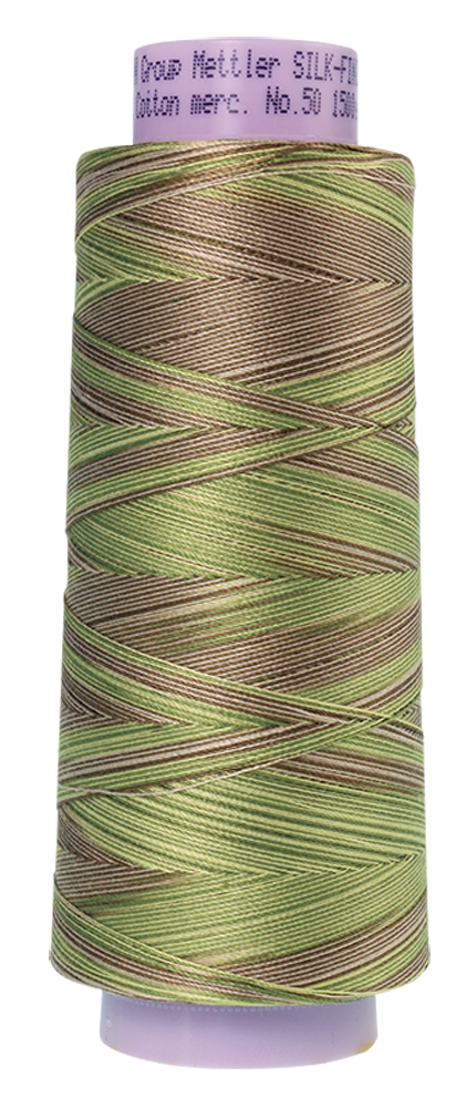 Mettler Cotton Thread Multi 50wt 1372m Green Tea  9820