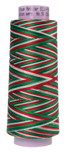 Mettler Cotton Thread Multi 50wt 1372m Seasons Greetings  9825