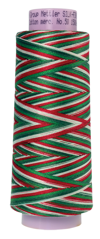 Mettler Cotton Thread Multi 50wt 1372m Seasons Greetings  9825