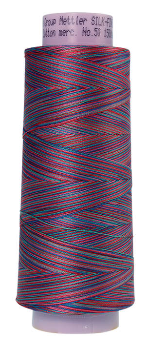 Mettler Cotton Thread Multi 50wt 1372m Techno Brights  9836
