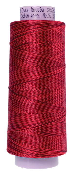Mettler Cotton Thread Multi 50wt 1372m Midnight Garnet  9845