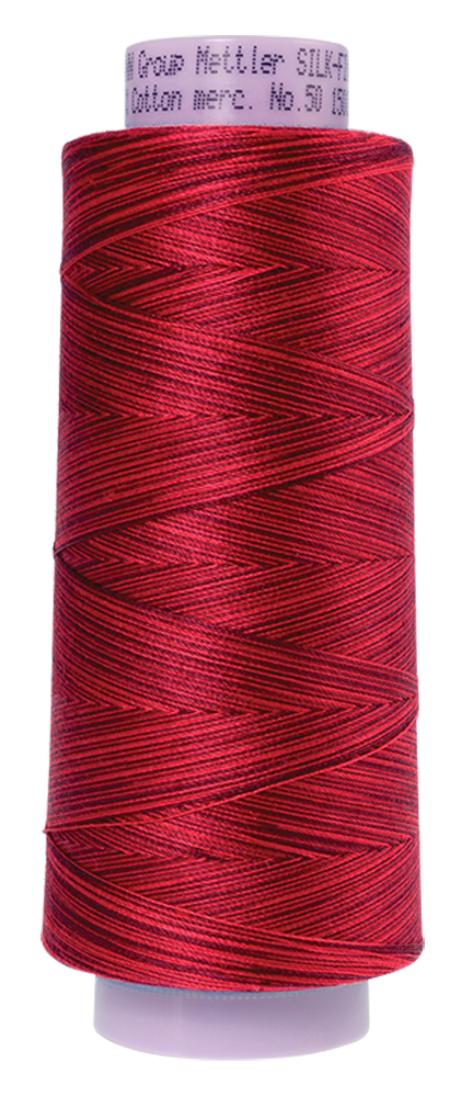 Mettler Cotton Thread Multi 50wt 1372m Midnight Garnet  9845