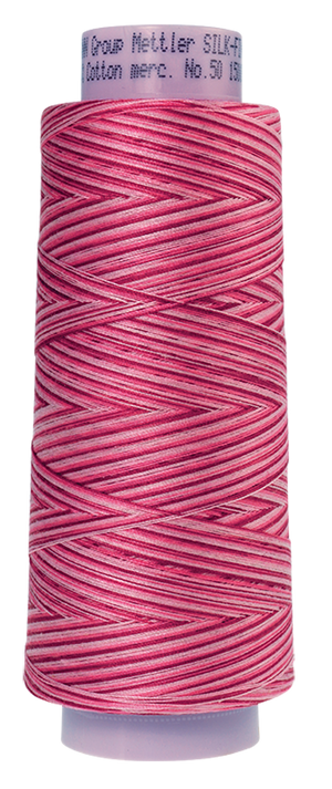 Mettler Cotton Thread Multi 50wt 1372m Cranberry Crush  9846