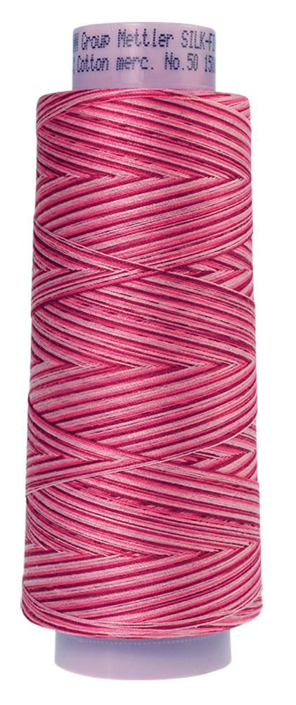 Mettler Cotton Thread Multi 50wt 1372m Cranberry Crush  9846
