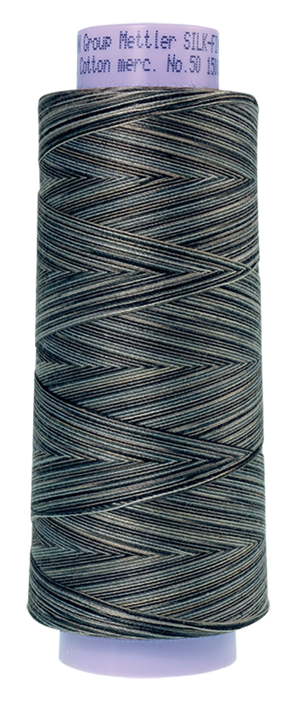 Mettler Cotton Thread Multi 50wt  1372m Charcoal  9861