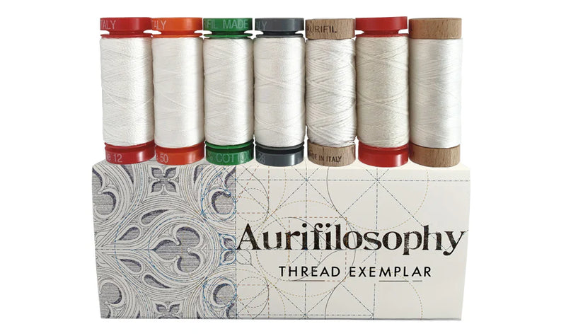 Aurifil Aurifilosophy Thread Sampler 7 Small Spools Mixed Wt