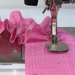 Pleat It, Gather It, Ruffle It!   Masterclass in Bernina Feet 16 and 86 Techniques
