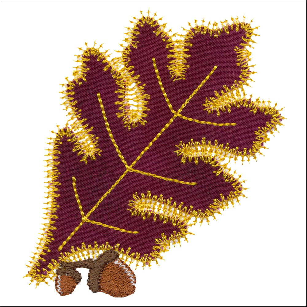 Rustling Packet V-Stitch Designs Rustling Leaves 4 set -Digital Download | Quilt Direct