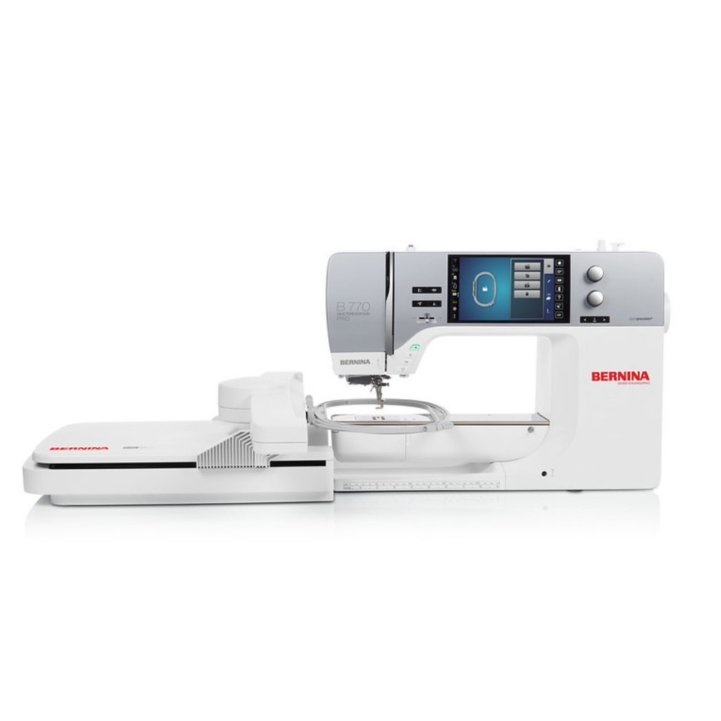 Bernina B770QE PRO Sewing Machine - genuine Bernina sewing machine accessory - in use