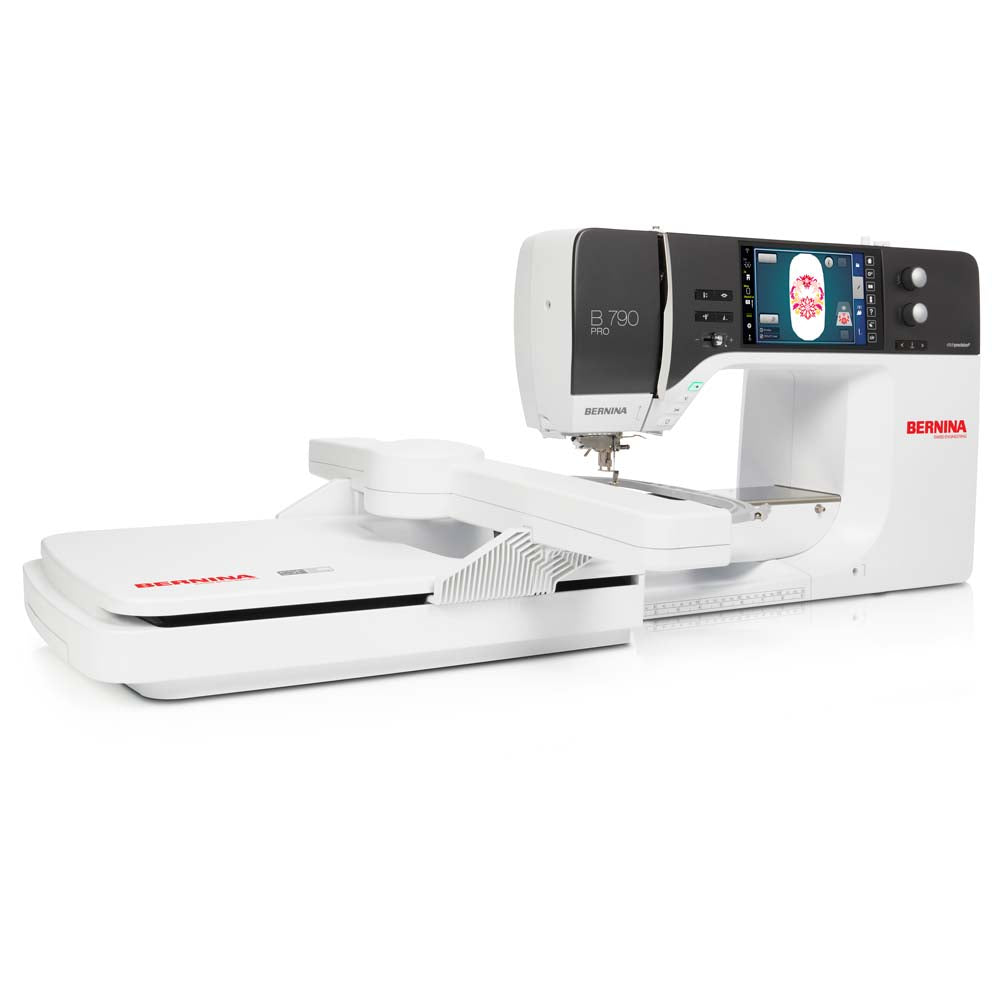Bernina B790E PRO SDT embroidery module attached