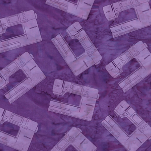 Benartex Bernina Bali Effects Studio Purple fabric
