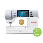 BERNINA B735 ex demo sewing machine - front view with free walking foot included