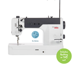Bernette b08 Straight Stitch Sewing Machine Ex Display - front view with exclusive pricing badge showing ex-display status