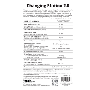 ByAnnie Baby Changing Station 2.0 Clutch & Change Pad Pattern