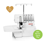 Bernina L460 overlocker with carry bag, preloved, front view