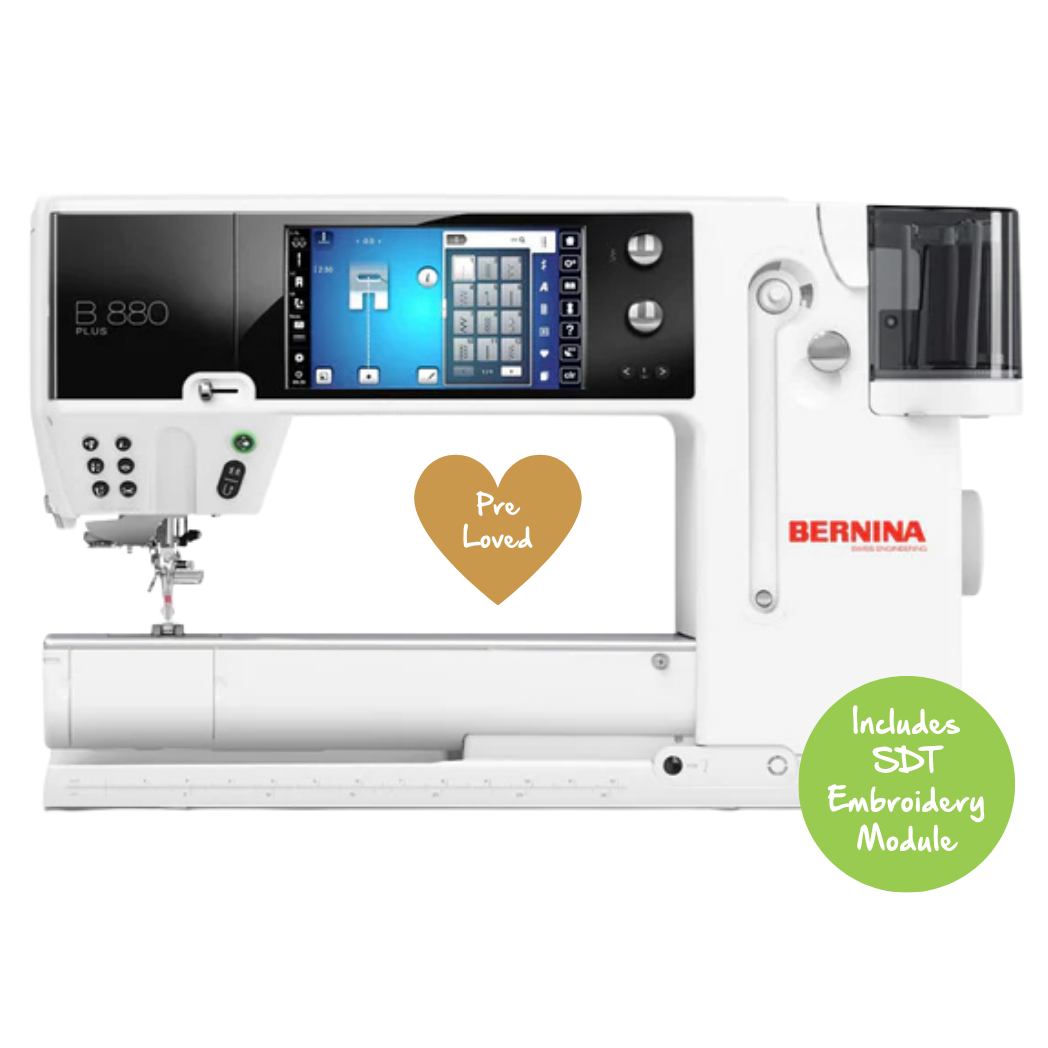 Bernina 880E PLUS Sewing & Embroidery Machine with SDT Module - Preloved - Bernina PX