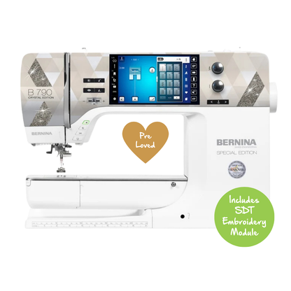Bernina B790E Plus Crystal Special Edition Sewing & Embroidery Machine with SDT Module -Preloved
