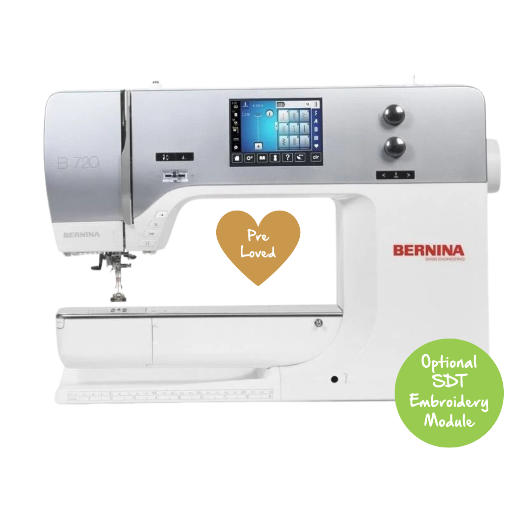 Bernina B720 sewing machine pre-loved, front view