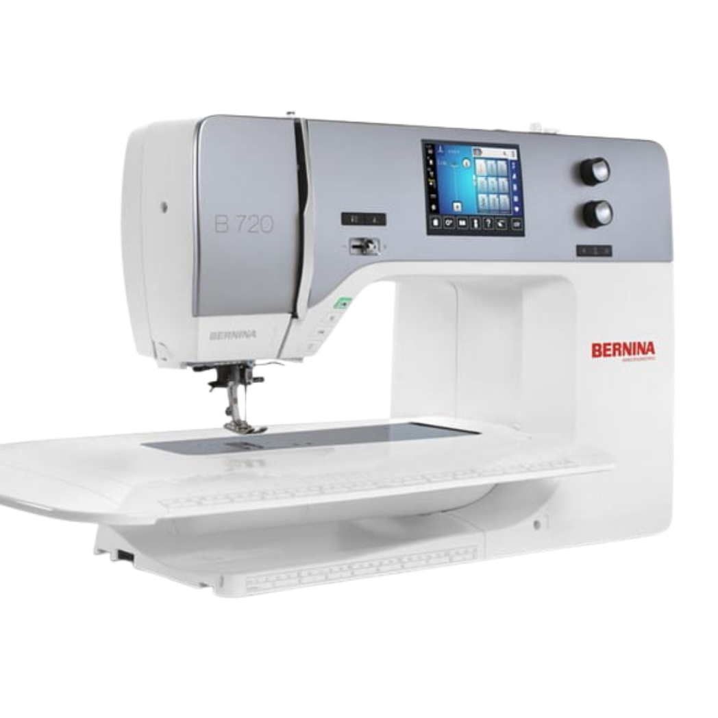 Bernina B720 sewing machine, right-side profile view showing work area