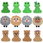 Baby Zoo Animals Set 2 - Digital Download - craft pattern by V-Stitch Designs - detail view