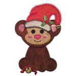Baby Zoo Christmas Monkey - Digital Download - craft pattern by V-Stitch Designs