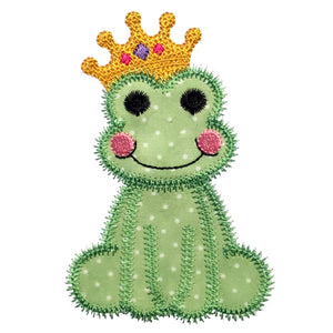 Baby Zoo Royal Frog 1 - Digital Download - craft pattern by V-Stitch Designs