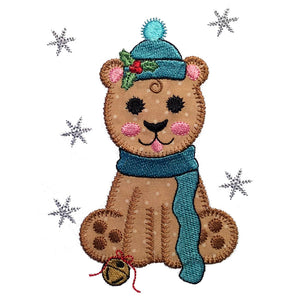 Baby Zoo Winter Bear - Digital Download - craft pattern by V-Stitch Designs