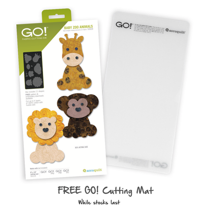 Accuquilt GO! Baby Zoo Animals (Die To Try February 2026)