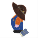 Back To School Overall Sam - Digital Download - craft pattern by V-Stitch Designs