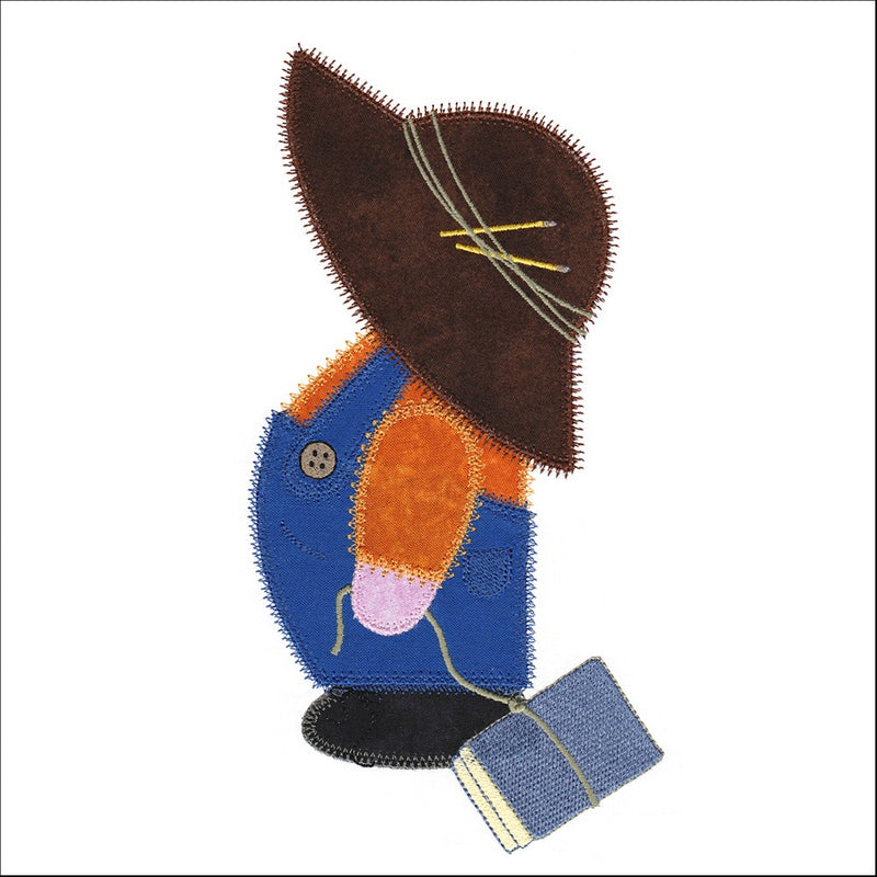 V-Stitch Designs Back To School Overall Sam - Digital Download