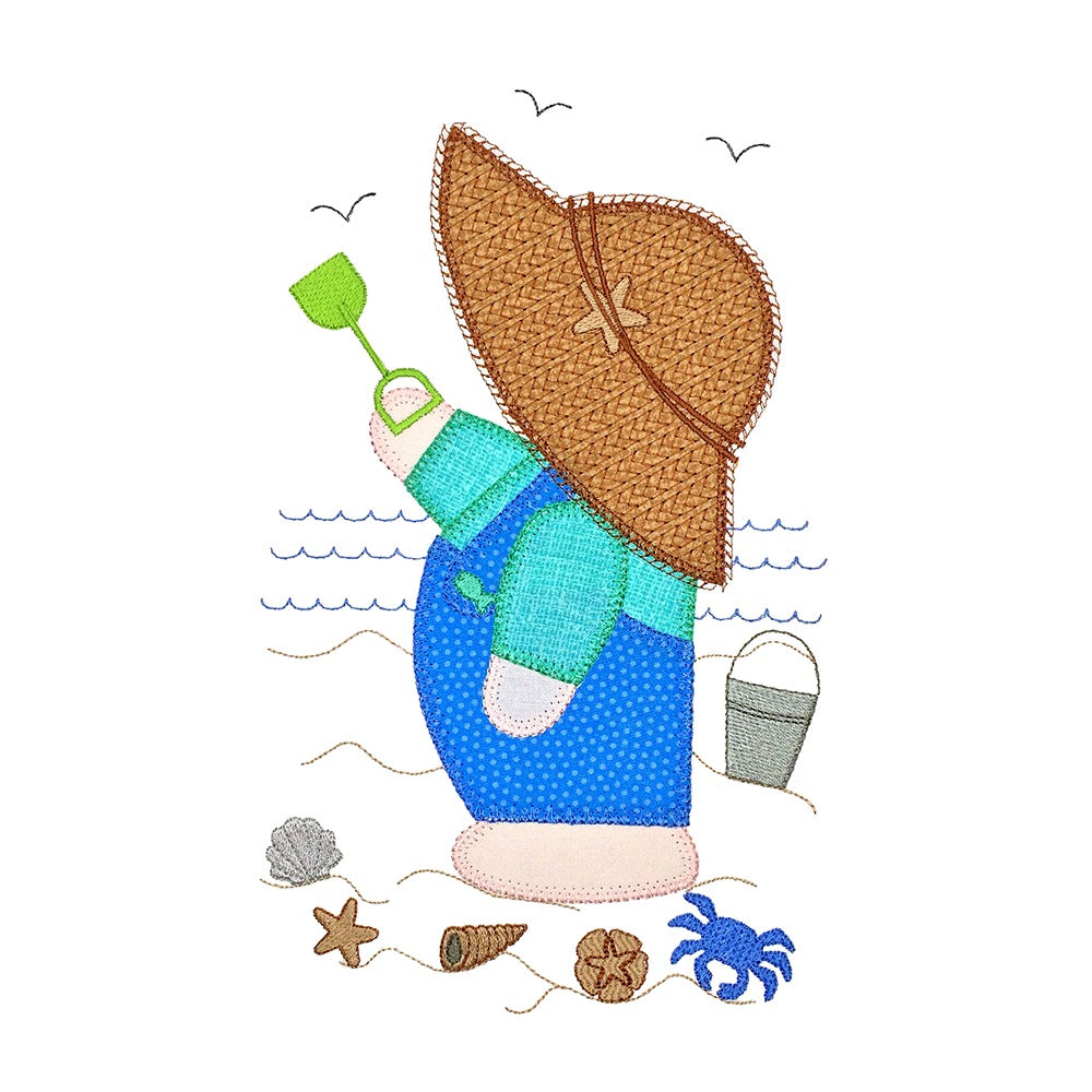 V-Stitch Designs Beach Overall Sam - Digital Download | Quilt Direct