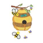 Bee and Beehive Honey - Digital Download - craft pattern by V-Stitch Designs