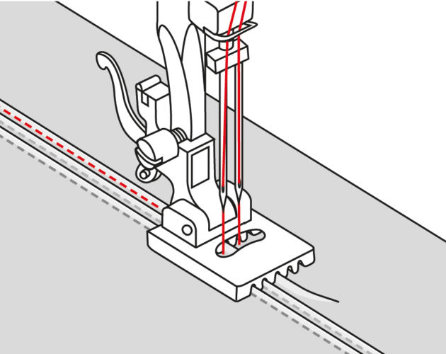 Bernette Embroidery Pintuck Foot for B77 B79