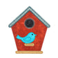 Bird and Birdhouses set -Digital Download - craft pattern by V-Stitch Designs - detail view