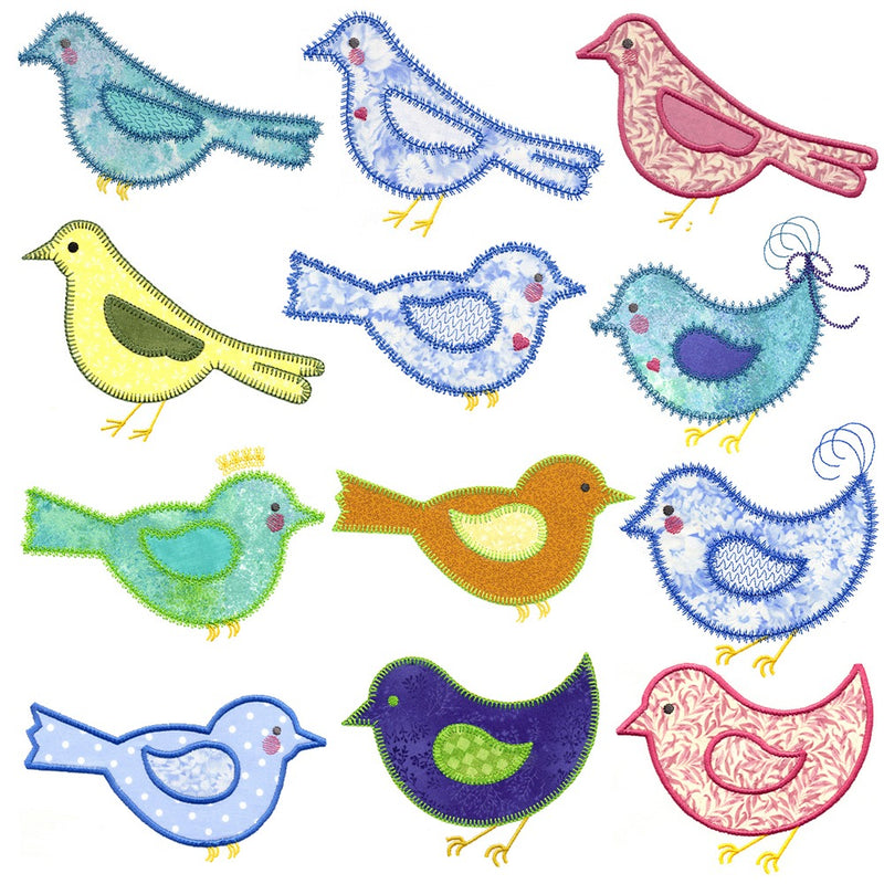 V-Stitch Designs Birds set -Digital Download