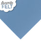 OESD Favourite Felt 8 x 12 inch polyester felt sheet in Blue-Grey for machine embroidery
