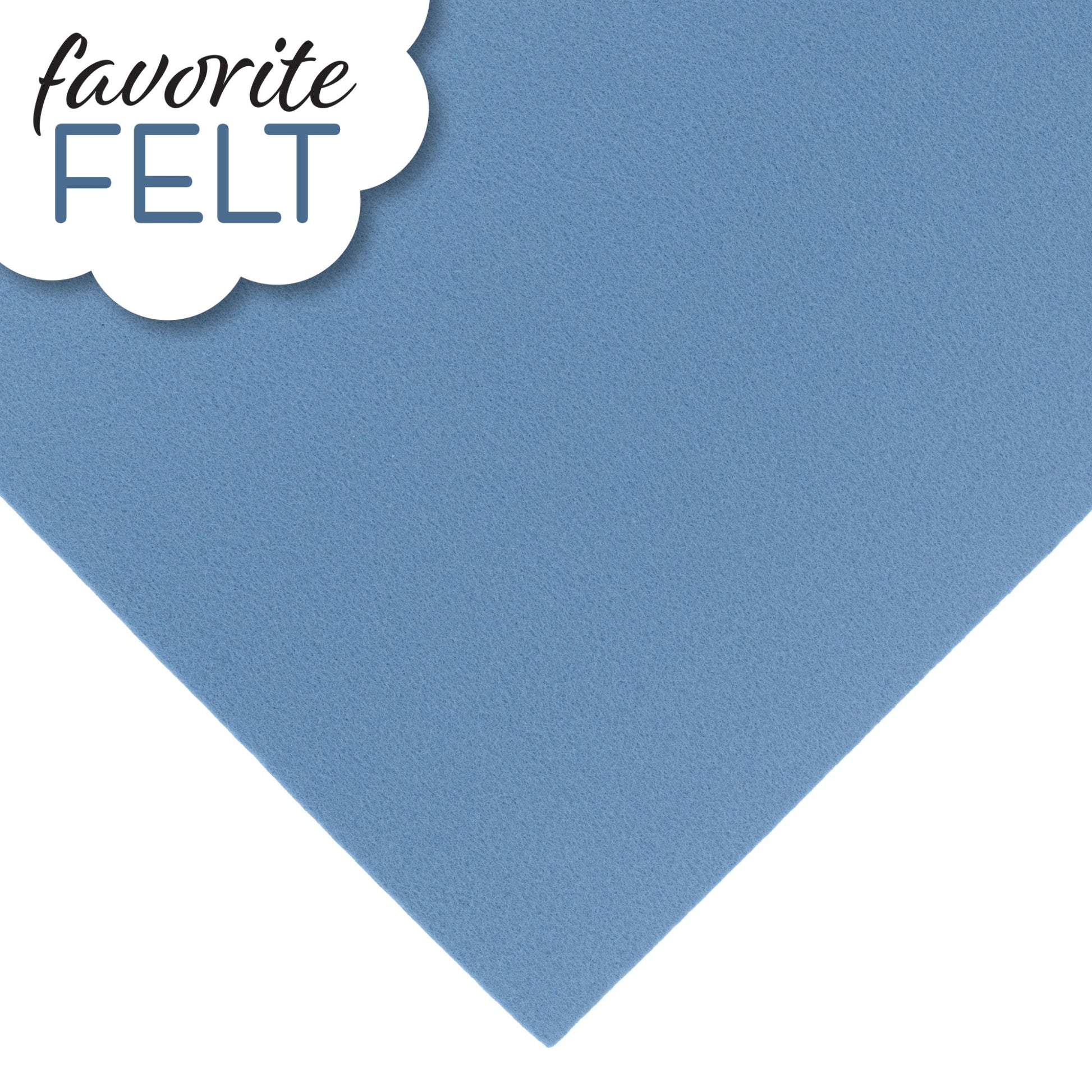 OESD Favourite Felt 8 x 12 inch polyester felt sheet in Blue-Grey for machine embroidery