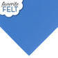 OESD Favourite Felt 8 x 12 inch polyester felt sheet in Blue for machine embroidery