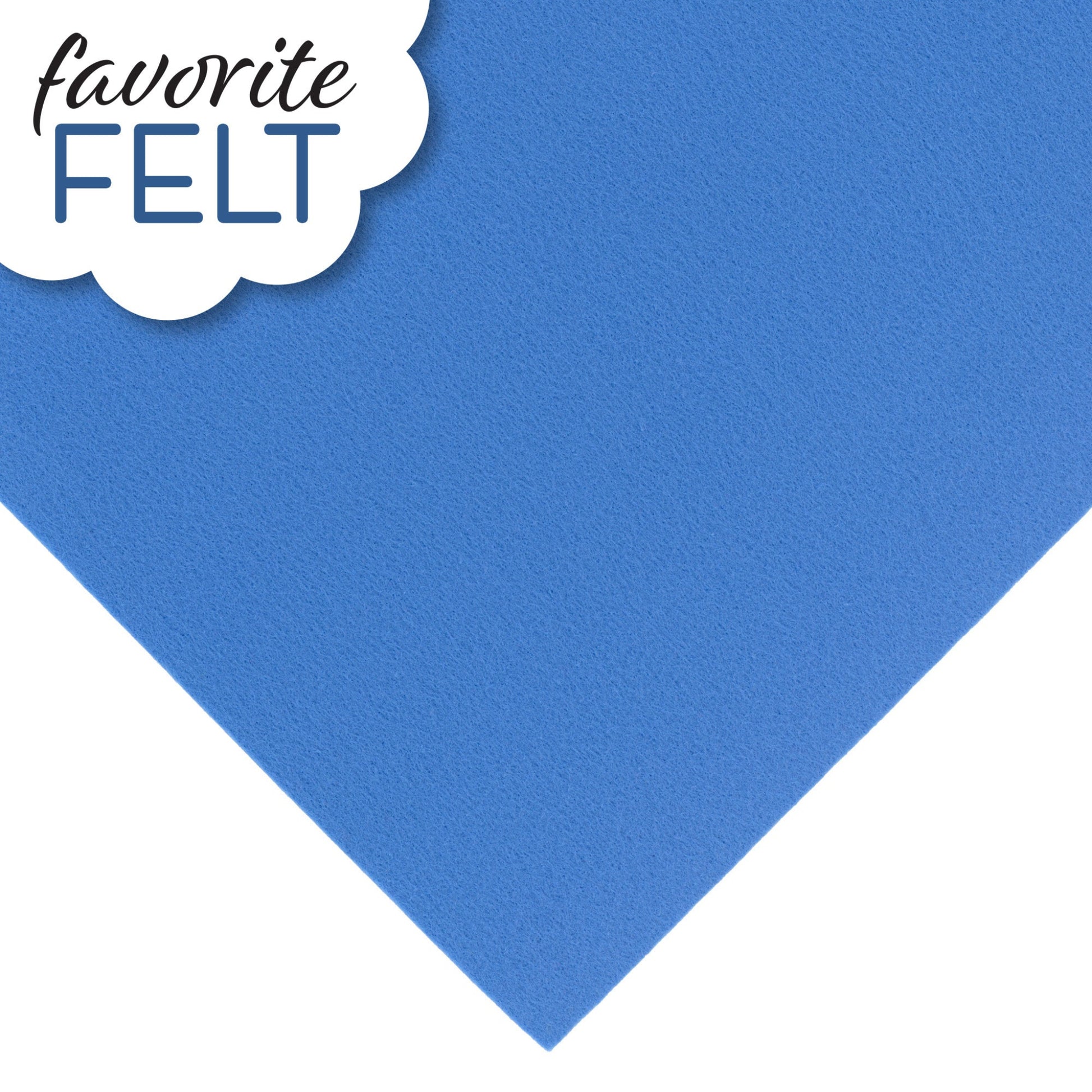 OESD Favourite Felt 8 x 12 inch polyester felt sheet in Blue for machine embroidery