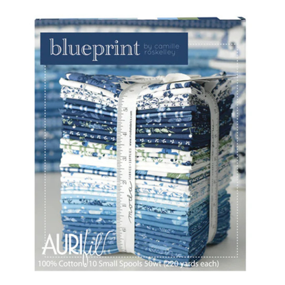 Aurifil Camille Roskelley Blueprint 50wt 10 Spools