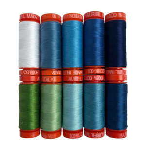 Aurifil Camille Roskelley Blueprint 50wt 10 Spools