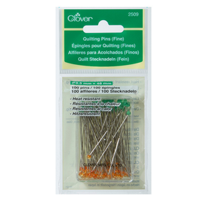 Clover Quilting Pins Fine Box of 100