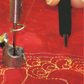Clover Soft Touch Thread Pick in use pulling thread through quilt layers