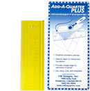 Add a Quarter Seam Yellow ruler with packaging on a white background