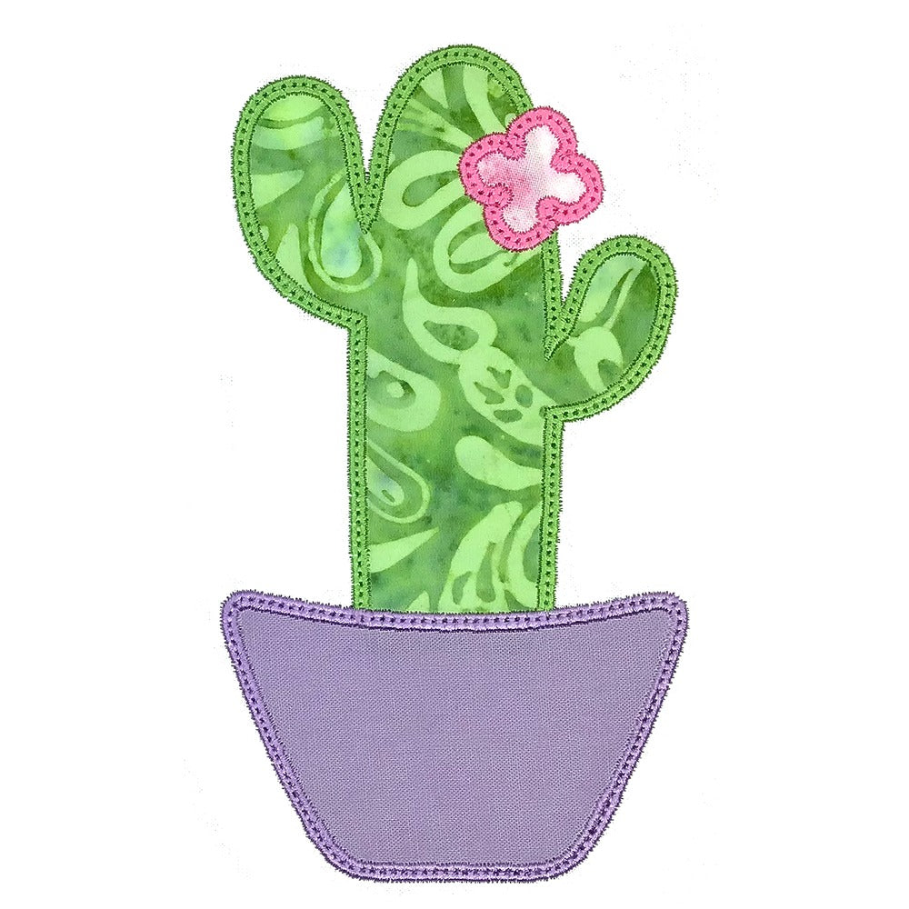 Cactus set -Digital Download - craft pattern by V-Stitch Designs - detail view