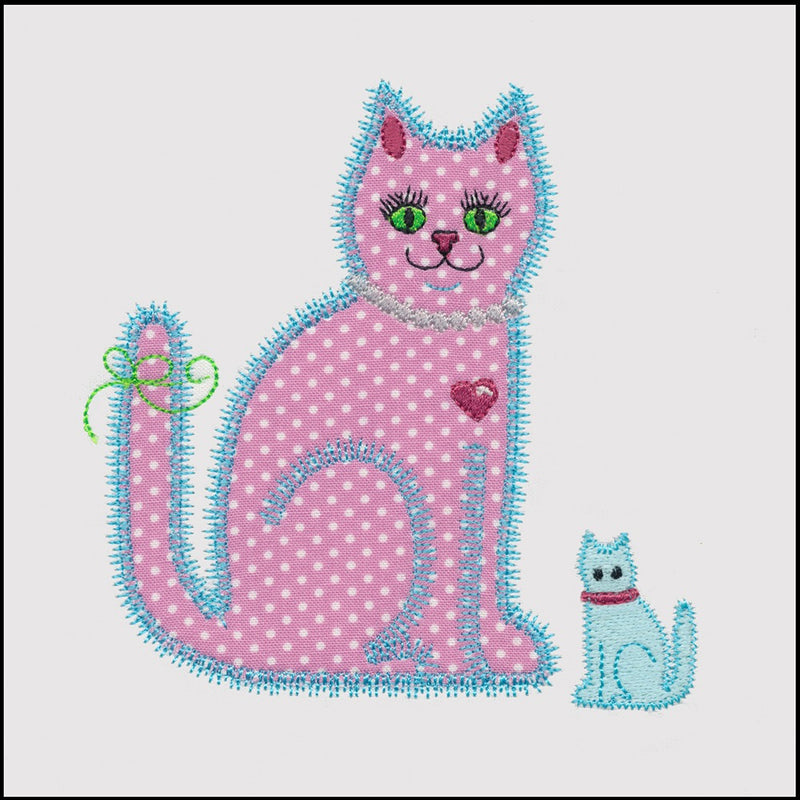 V-Stitch Designs Calico Cat single 1 - Digital Download