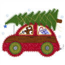 V-Stitch Designs Christmas Cute Car - Digital Download